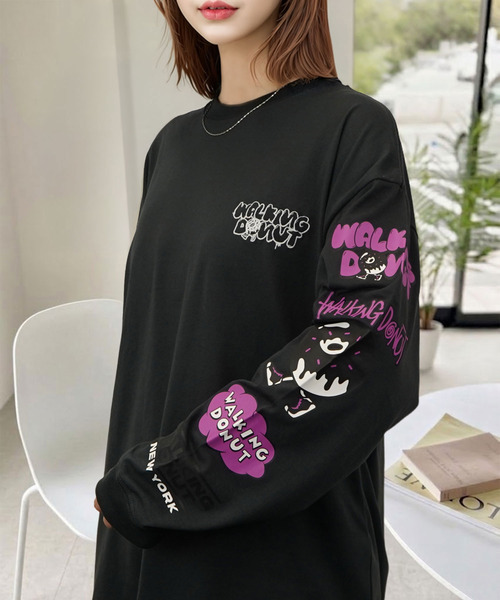 Candlestick tシャツ レトロポップ WALKING DONUT 8ボール ゴースト