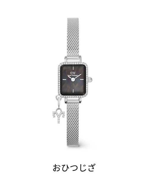 Daniel Wellington Quadro 腕時計 シルバー Quadro - Women's square watch in silver | DW