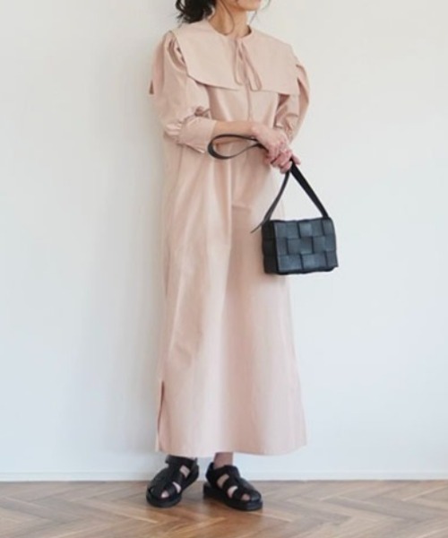 ANIECA シャツワンピース セーラーシャツワンピース : ZOZOTOWN Yahoo  