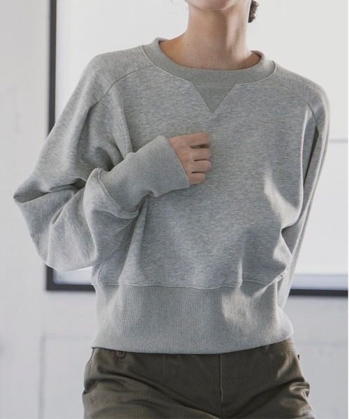 tシャツ タックショルダースウェット レディース トレーナー スウェット ショルダータックスウェット レディース