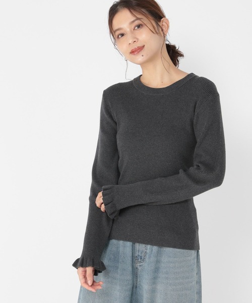 STONE  シルクウール　クルーネック　ニットセーター　Sサイズ studio CLIP（スタディオクリップ） ニット セーター 「3シーズン