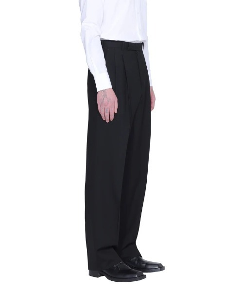John Lawrence Sullivan スパンコールスラックス JOHN LAWRENCE SULLIVAN スラックス PLEATED TROUSERS (JLS-01