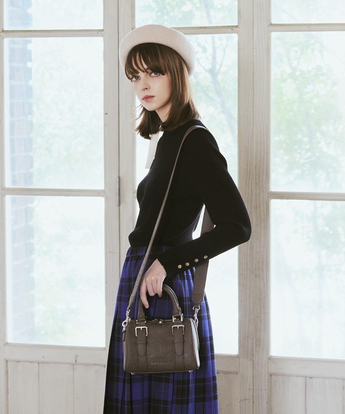 Maison de FLEUR ボストンバッグ FLEURモノグラムミニボストン