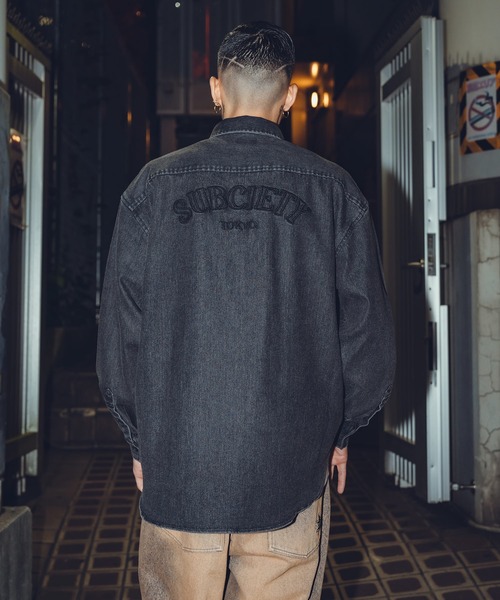 Subciety シャツ Denim shirt メンズ レディース : ZOZOTOWN