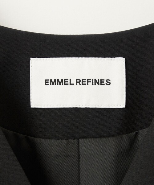 EMMEL REFINES ジャケット ノーカラージャケット 「EMMEL