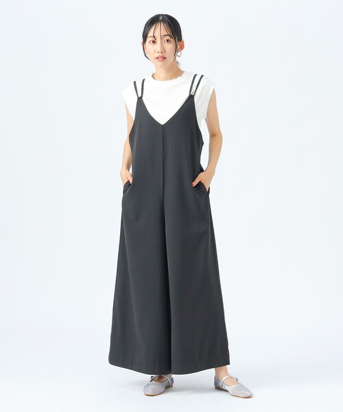 【新品】BEAMS HEART フレンチプルオーバー サロペット セット BEAMS HEART オールインワン フレンチ プルオーバー