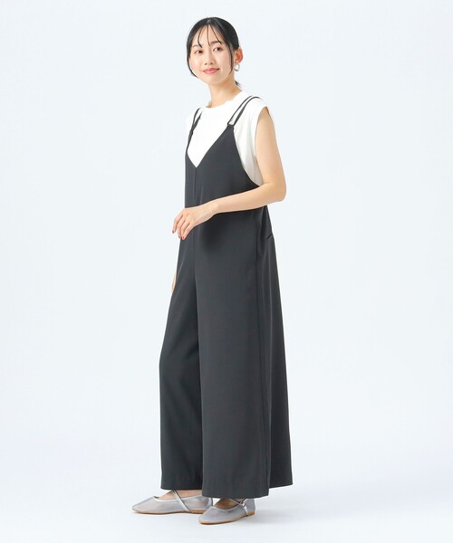 【新品】BEAMS HEART フレンチプルオーバー サロペット セット BEAMS HEART オールインワン フレンチ プルオーバー