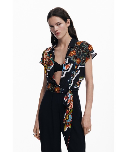 Desigual（デシグアル） サロペット オーバーオール ラクロワ柄の 