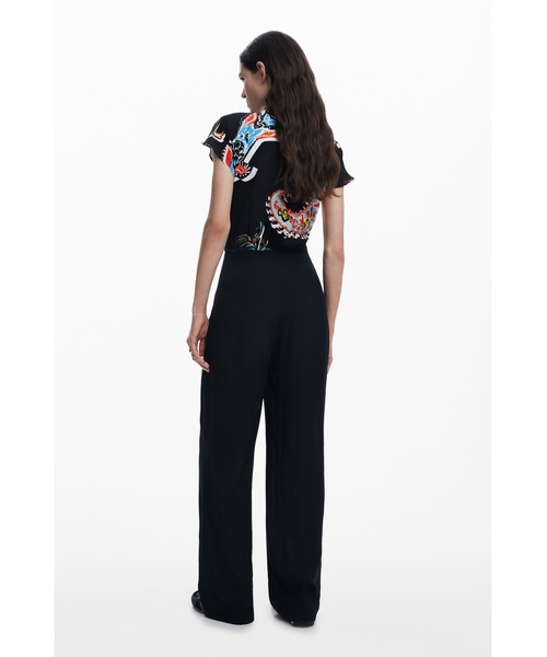 Desigual（デシグアル） サロペット オーバーオール ラクロワ柄の 