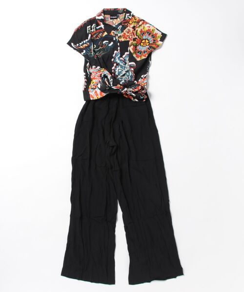 Desigual（デシグアル） サロペット オーバーオール ラクロワ柄の 