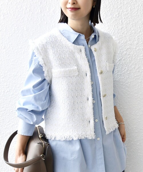 SHIPS ニット ツイード クルーネック ベスト ジレ グリーン 楽天市場】【SALE／40%OFF】《予約》＜手洗い可能＞ニット