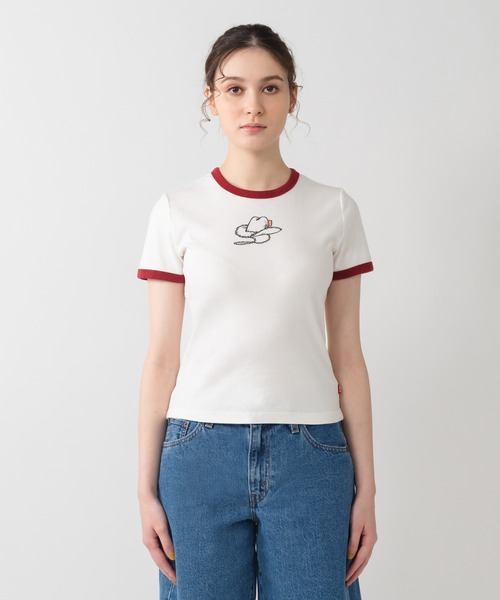 Levi's（リーバイス） tシャツ リンガーTシャツ レディース : ZOZOTOWN