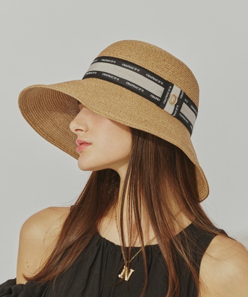 【Chapeaud'O】ベージュ 麦わら帽子56cm chapeaud'o シャポードオー 麦わら帽子 中折れ帽子 - メルカリ