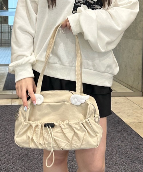 shrita（シュリータ） ハンドバッグ ポケット付ショルダーバッグ