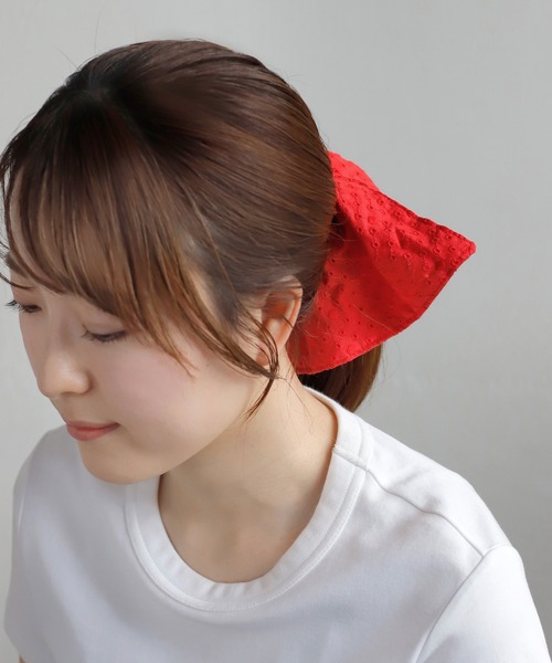 ANEMONE シュシュ 「オンライン限定」スクエアシュシュ