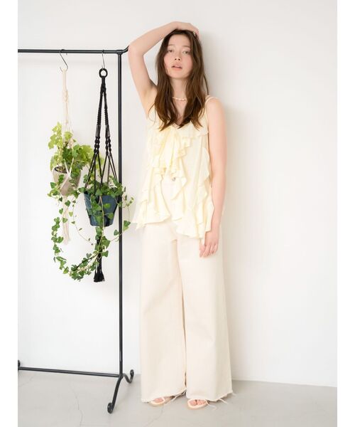 Ungrid（アングリッド） ワイドパンツ ジーンズ デニム デニムパンツ