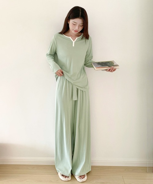 パジャマ ルームウェア 「選べる3タイプ」さらてろルームウェア