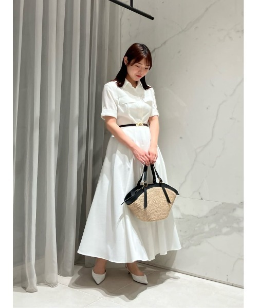allureville ワンピース サッカースキッパーターンバック