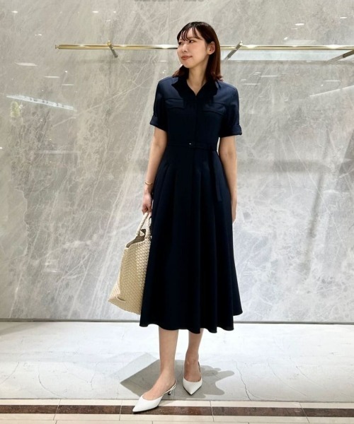 【★安心の定価販売★】 allureville ワンピース サッカースキッパーターンバック ワンピース