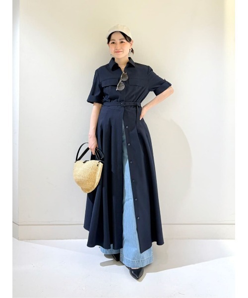 サッカースキッパーシャツワンピース | allureville (Women