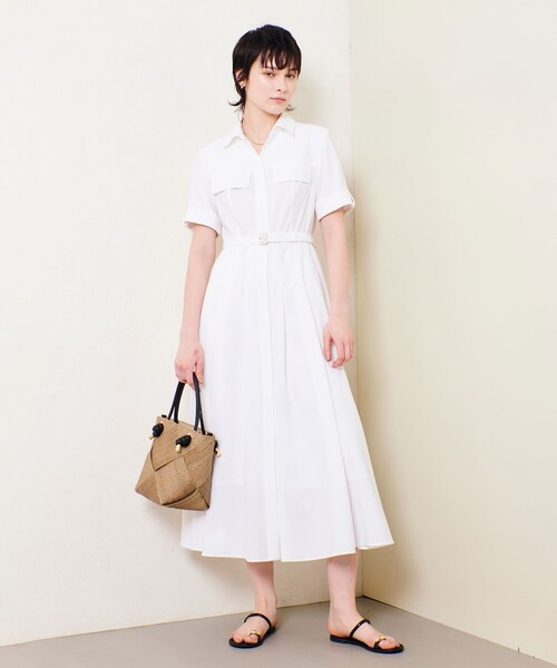 allureville ワンピース サッカースキッパーターンバック