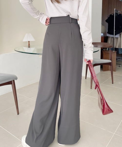 Ada. スラックス パンツ 「高身長対応サイズあり」ボックスタック