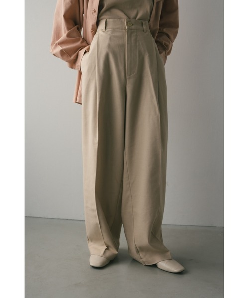 STYLEMIXER（スタイルミキサー） パンツ リネンミックスタックパンツ