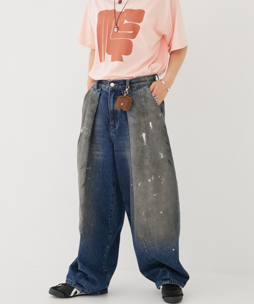 MIRROR STOKE ワイドパンツ ジーンズ デニム デニムパンツ 「WEB限定
