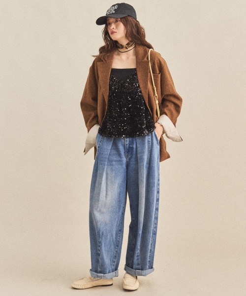 MIRROR STOKE ワイドパンツ ジーンズ デニム デニムパンツ 「WEB限定