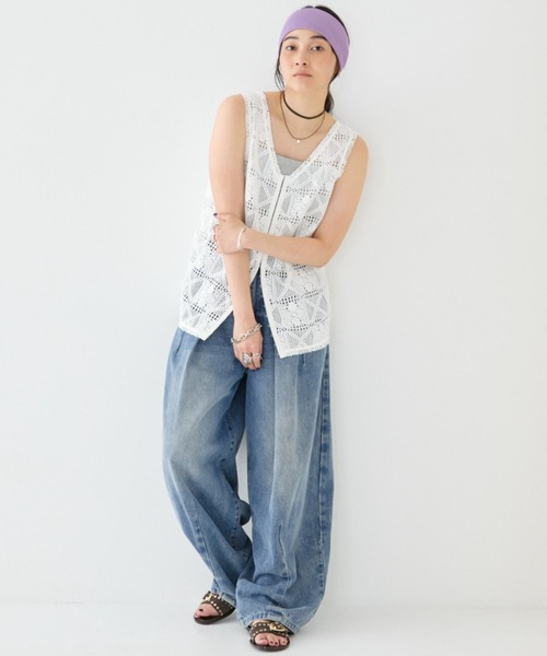 MIRROR STOKE ワイドパンツ ジーンズ デニム デニムパンツ 「WEB限定