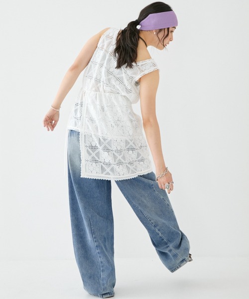 MIRROR STOKE ワイドパンツ ジーンズ デニム デニムパンツ 「WEB限定