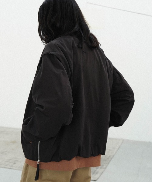 ARTIFICIAL GRAIN MILITARY BLOUSON（ブルゾン）｜WYM LIDNM