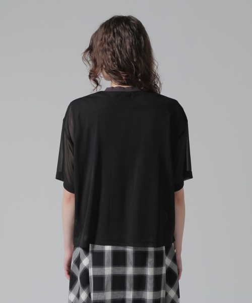 AVIREX tシャツ 「直営店限定」SHEER LAYERED PRINT T-SHIRT