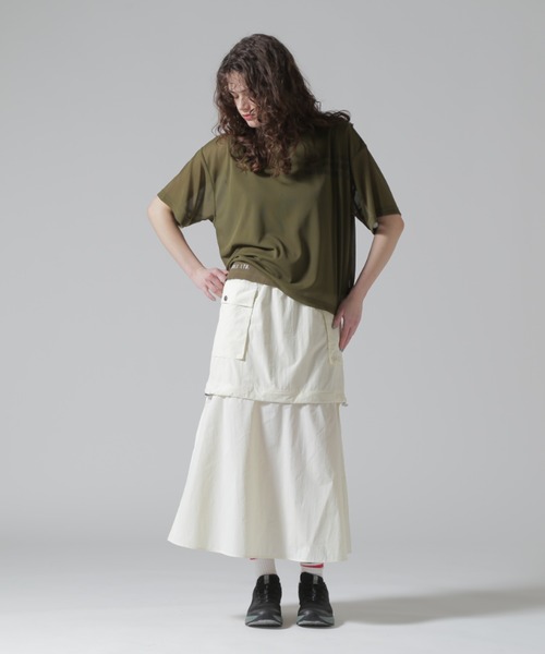 tシャツ 「直営店限定」SHEER LAYERED PRINT T-SHIRT/シアーレイヤード プリントTシャツ レディース AVIREX tシャツ 「直営店限定」SHEER LAYERED PRINT T-SHIRT