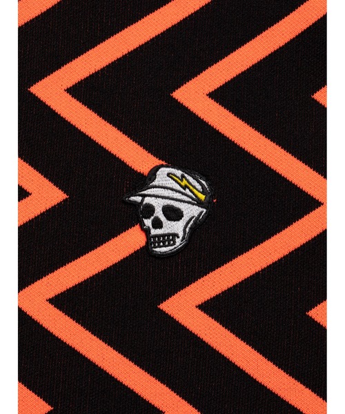 最新作 devereux golf ニットセーター チェッカー クルーネック Born to Golf チェッカーリブニットプルオーバー（スウェット