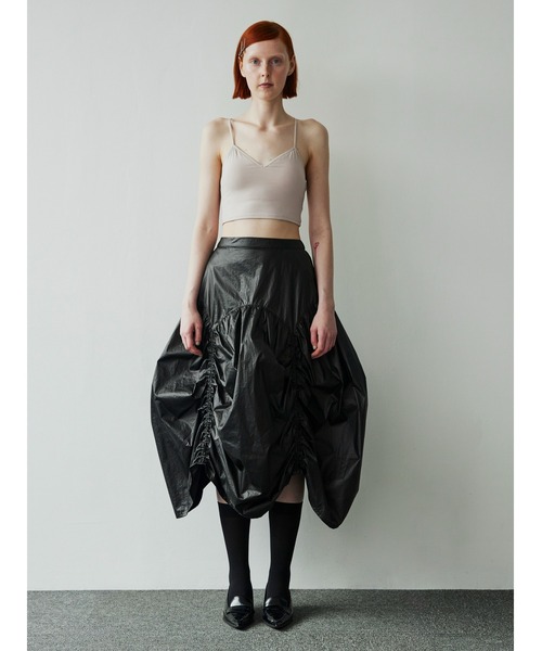 SORIN（ソリン） スカート Metalic Taffta Design Gathered Skirt