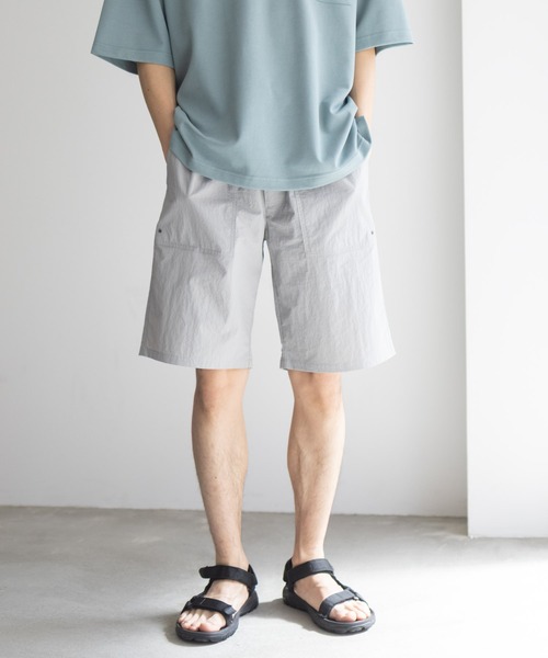 ネイビーショートパンツ 刺繍付き NAVY（ファッション） パンツ NAVY アクティブショートパンツ