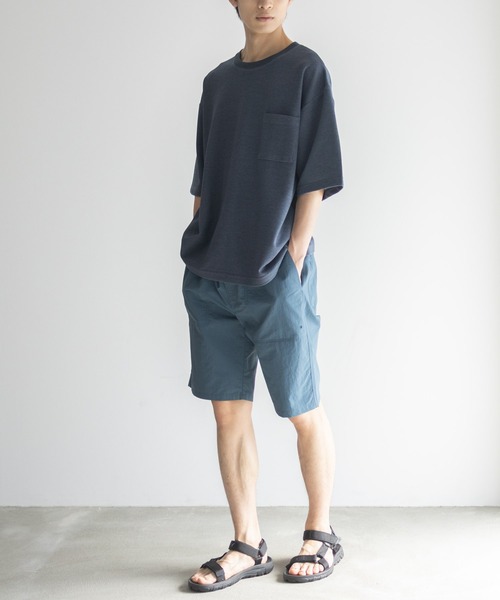 ネイビーショートパンツ 刺繍付き ◇GAP 刺繍ロゴ スウェットパンツ ハーフ ショートパンツ