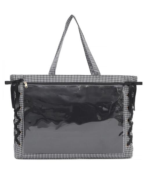 WEGO（ウィゴー） トートバッグ WEGO/レースアップ痛バッグLL
