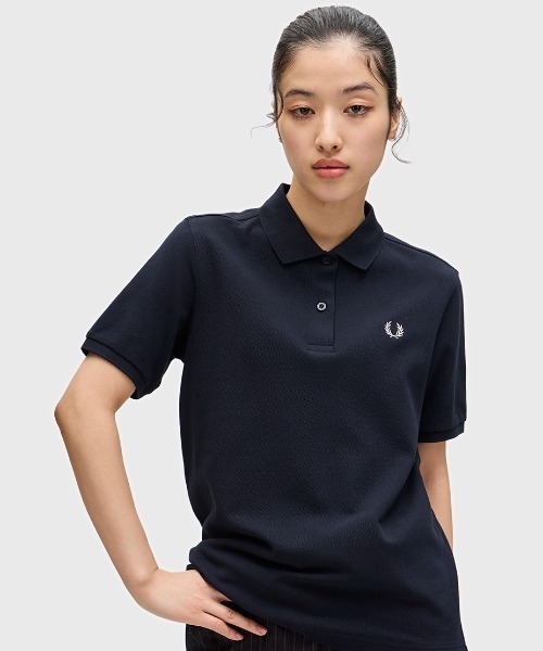 「FRED PERRY」 半袖ポロシャツ 10 ベージュ レディース FRED PERRY 「FRED PERRY」 半袖ポロシャツ 10 ベージュ