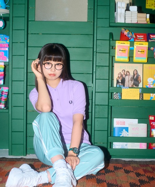 「FRED PERRY」 半袖ポロシャツ 10 ベージュ レディース FRED PERRY 「FRED PERRY」 半袖ポロシャツ 10 ベージュ