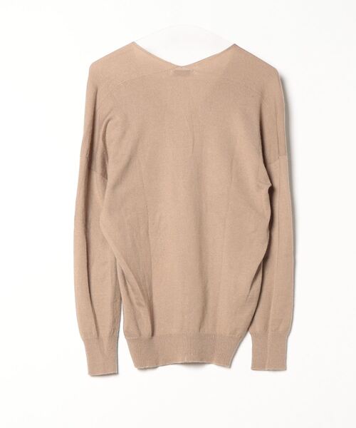 「NEI」 Vネックニット - ベージュ レディース_画像2
