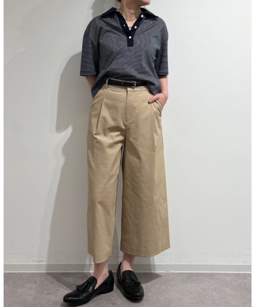 パンツ 「3サイズ展開」「UVカット・接触冷感」クールマックス混ガウチョパンツ レディース_19