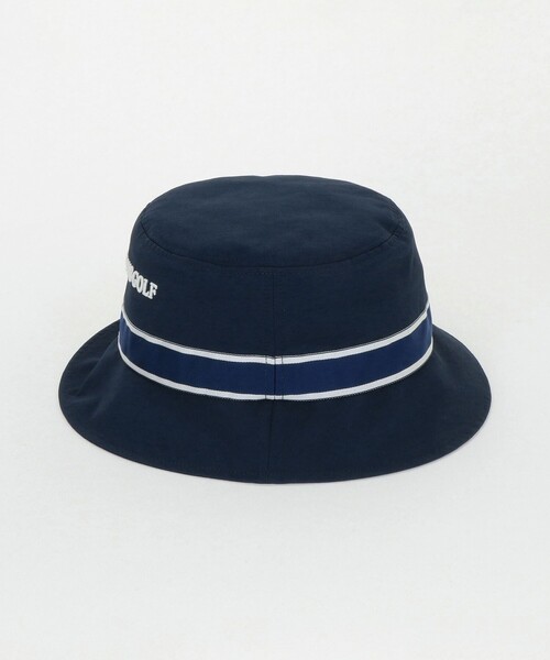 UNITED ARROWS Golf バケットハット ホワイト UNITED ARROWS GOLF 帽子 ハット メンズ テープ バケット