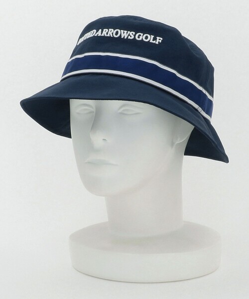 UNITED ARROWS Golf バケットハット ホワイト UNITED ARROWS GOLF 帽子 ハット メンズ テープ バケット