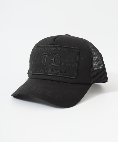 STONE  ブラックキャップ XL FUNALIVE キャップ 帽子 TBビックワッペン BIGメッシュCAP