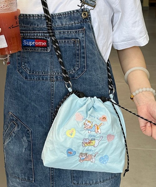 FREE STYLISTS ショルダーバッグ バッグ Y2K ミニサコッシュ