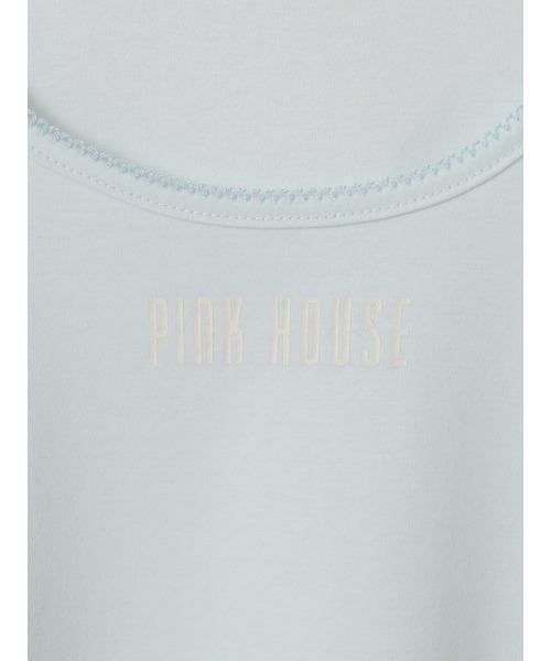 PINK HOUSE tシャツ ロゴパフカットソー レディース : ZOZOTOWN
