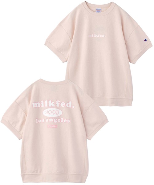 「MILKFED.」 半袖カットソー ONE SIZE ライトピンク レディース