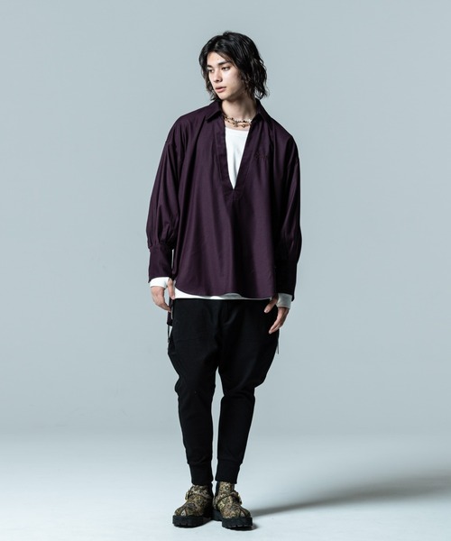「glamb」 長袖Tシャツ M ホワイト メンズ